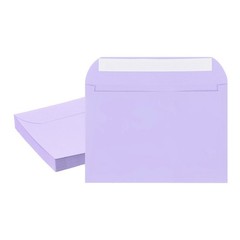 20Pcs Self Sealing Envelopes 7.8×5.5 Inch for Invitations A7 Light Purple