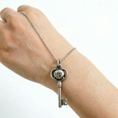 125 PCS Vintage Skeleton Key Charms Set, Antique 125PCS Antique Silver Key