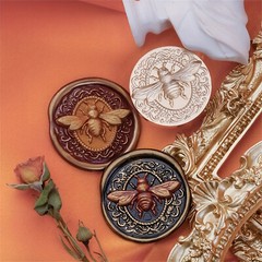 Heart Garland Bee Wax Seal Stamp Heads Removable Sealing Brass Stamp Heads