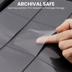 Starooo 9 Pocket Card Binder Premium Zip Trading Card Binder 540 Cards