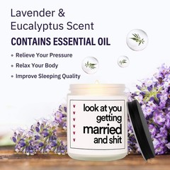 BaubleDazz Funny Wedding Gifts, 7oz, Look at You, Getting Married