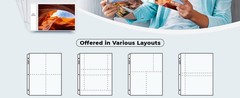 5×7 P Sleeves for 3-Ring Binder, (25 Pa) for 100 Pictures,