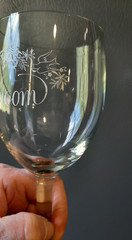 Vintage Bride and Groom Wedding Champagne/Wine Toasting Glasses [ Keepsake Item]