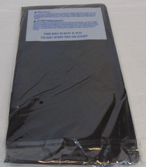 10 Pack 84″ Black Round Tablecloth Table Cover Wedding Banquet Event Plastic