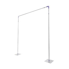 10ft x 10ft Backdrop Stand Pipe Kit Heavy Duty Wedding Back Adjustable Stand