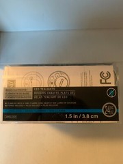 TEALIGHTS LED 24 pc, Flameless, batteries included, no flame, no mess