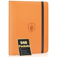 Premium 9 Pocket Card Binder For 540 Fabmaker Pu Cover Trading Card Binder