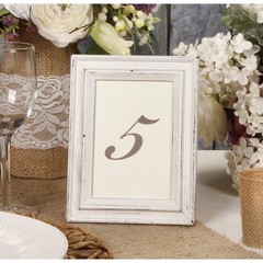 David Tutera Table Numbers 1-25 Horizontal or Vertical Display / Dual Sided -NEW