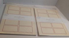 Lot of 2 Gartner Studios Red Border Printable Business Cards 250 Count Each New