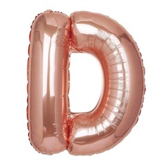 40″ Rose Gold Letter D Mylar Foil Balloon Birthday Party Wedding Decorations