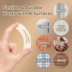 3 Inch Letter Stencils for Painting, 48pcs Large Reusable Alphabet and Number…