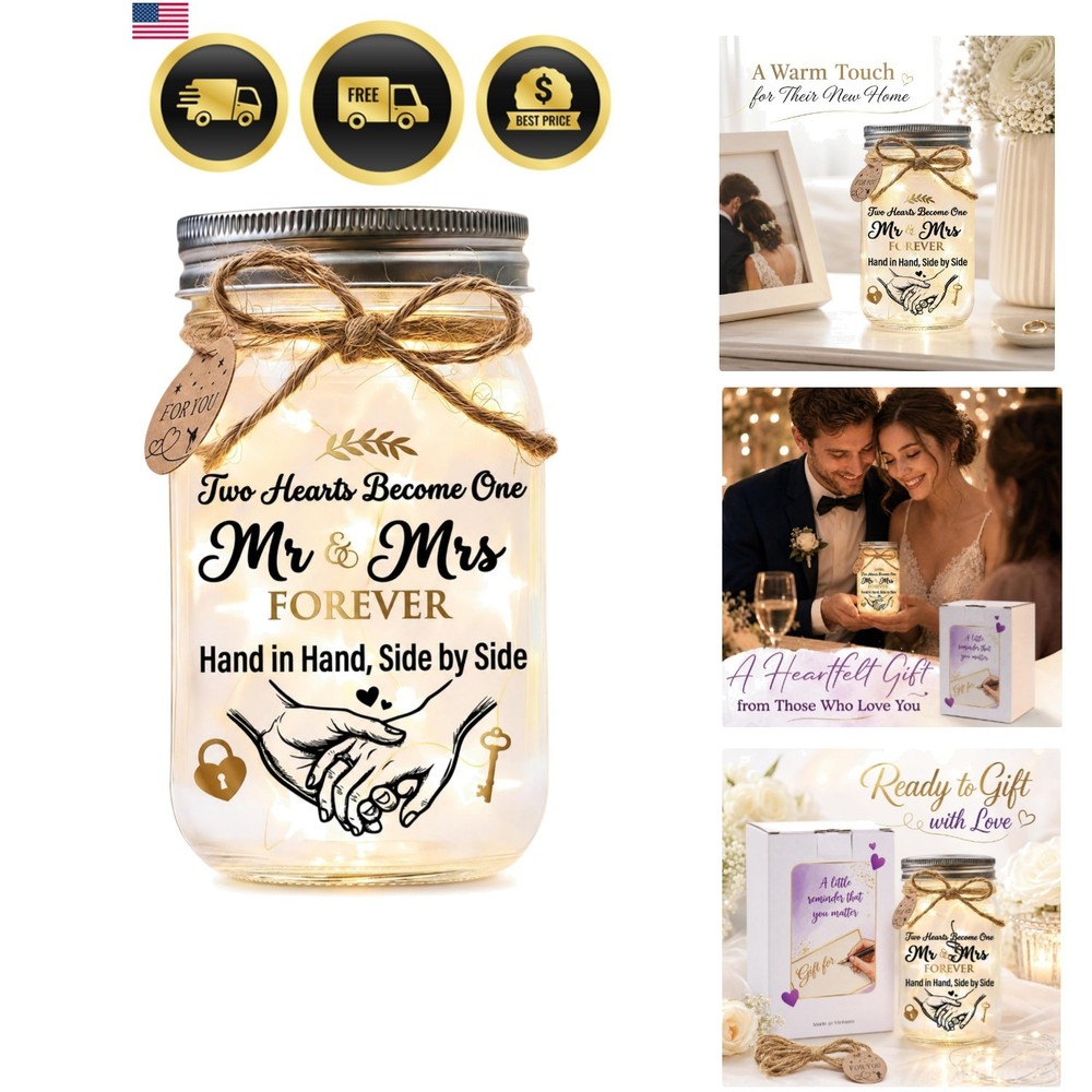 Wedding Gifts for Couples 2026, Mr and Mrs Gifts, Bridal Shower Gifts for Bri…