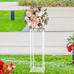Acrylic Flower Stand Vase Column Stand Wedding Flower Stand Wedding Centerpieces