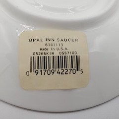 Lenox Opal Innocence 6″ Saucer Plate 2005 Platinum Trim Bone China NEW USA