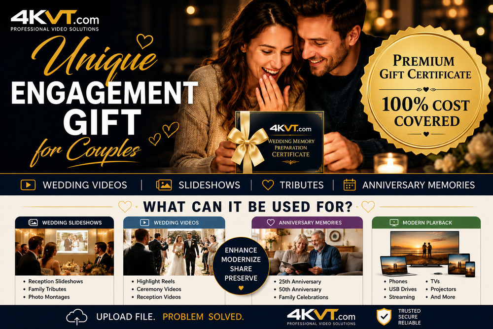 Unique Wedding & Anniversary Gift | Premium Video Memory Service For Couples