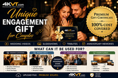Unique Wedding & Anniversary Gift | Premium Video Memory Service For Couples