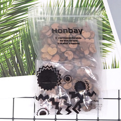 300PCS Tiny Wooden Love Hearts Confetti Rustic Heart Wedding Table Scatter Cute