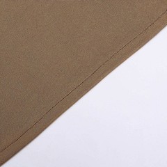 7 ft TAUPE Matte Fitted Spandex Round Top Arch Backdrop STAND COVER Party