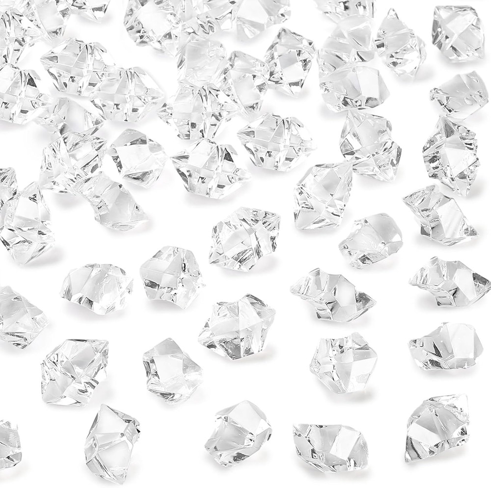 150PCS Fake Diamonds – Acrylic Rocks for Wedding Centerpieces & Table Decor