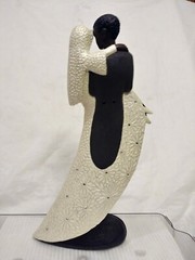 Enesco Group Mahogany Princess Forever I Do 2000 Statue Wedding Cake Topper EUC