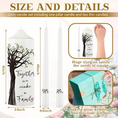 Frienda Unity Candles For Wedding Ceremony Set Wedding Unity Taper Candles