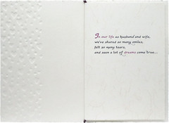 Marriage Card—Romantic and Loving Words for Your Husband or Wife (Being Married