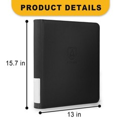 Toploader Binder, Holds 360 Toploaders, Top Loader Binder with 9 Pockets for …