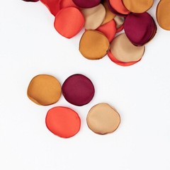 400 RED GOLD Silk Rose Petals Matte Artificial Flowers Table CONFETTI Party