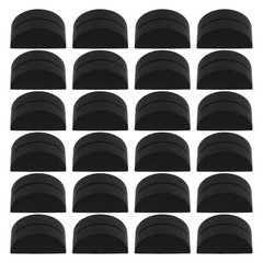 24Pcs Wooden Semi Circle Table Card Holders for Wedding Display Stands