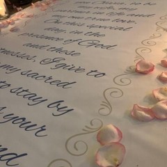 Custom Wedding Aisle Runner, Your Wedding Vows, 20-100 Feet