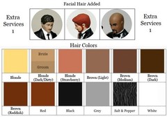 Interracial BALD Hispanic Groom African American Brown Bride 6″ Wedding FD25