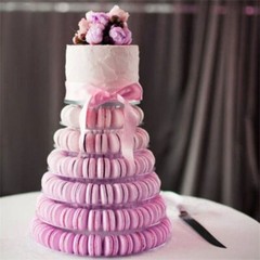 Dessert Display Rack Stackable Cake Holder PET Material Cake Display Stand