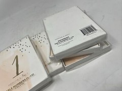 harlow grey Paper Card number 1 to 10 (set of 5) Table Number Sign