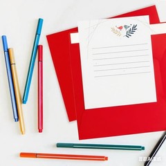 A7 Red Envelopes, 50 Packs 5×7 Self Seal for Invitations, Greeting A7,
