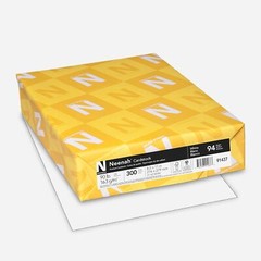Neenah Index Cardstock, 8.5″ x 11″, 90 lb/163 300 Count (Pack of 1), white