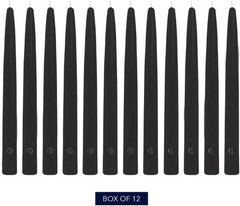 Colonial Candle Unscented Taper Candle, Handipt Collection, 10 In, Black