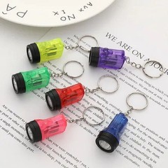 36 Mini Flashlight Keychains Assorted Neon Colors Party Favor Toys (3 dozen)