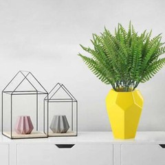 3Pcs Plastic Lifelike Artificial Fern Foliage Bush Plants Indoor Outdoor Decor