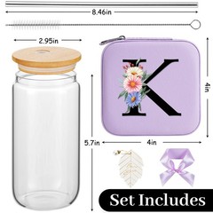 AYGXU Bridesmaid Gifts for Wedding Day,Bridesmaid Proposal K, purple set