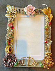 4X6″ Wedding Vintage Jewels Picture Frame