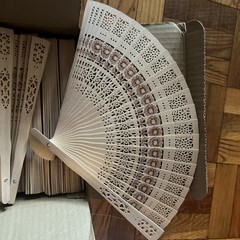 Sandalwood Fan (Set of 50 Pcs) Wedding Favors & Party Gifts Sunflower Design