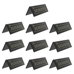 10 Pcs Acrylic Reserved Table Cards Valentine’s Day Family Gathering Organizers