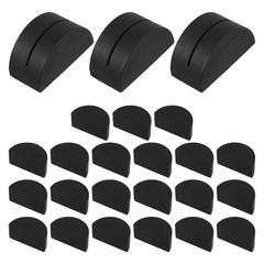24Pcs Wooden Semi Circle Table Card Holders for Wedding Display Stands