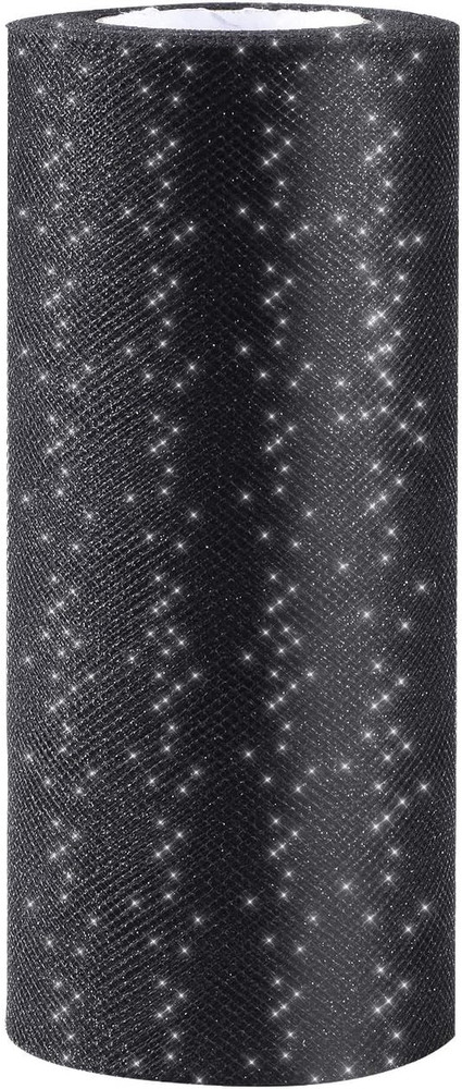 Glitter Tulle Roll Sparkling Tulle Ribbon Fabric Spool for Wedding Decoration Gi