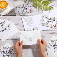 Marspark 25 Pack Sympathy Thank You Cards for Funeral with Envelopes Sticker …