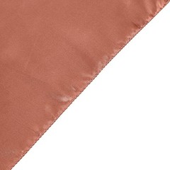 6 Terracotta SATIN UNIVERSAL CHAIR COVER Wedding Banquet Reception Decorations