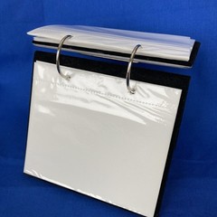 Malden Photo Album Silver Tone 4×6 Wedding Flip Display ~ With This Ring