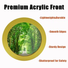 Colorful Round Photo Frames for Wall Mounting Display or Table Mounting Pictu…