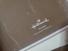Hallmark White Guest Book Classic Wedding Anniversary Party Special Occasion