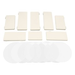 8 Pcs Foldable Paper Column Display Stands, Round Cylinder Wedding Flower Stands